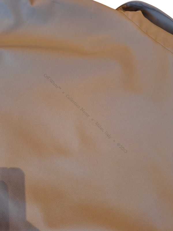 Off-White Sample unreleased jacket waterproof