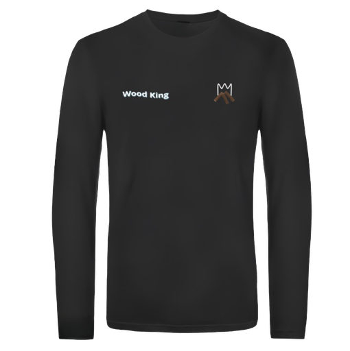 Wood King Long sleeve black